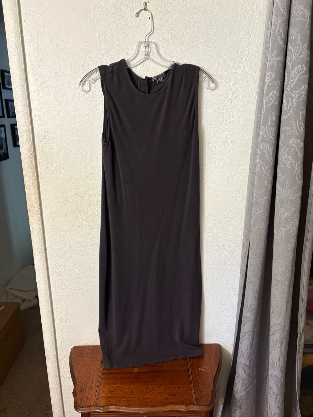 Vince gray  Sleeveless Midi Shift Dress